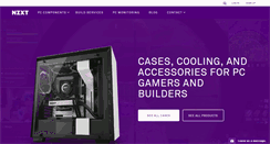 Desktop Screenshot of nzxt.com